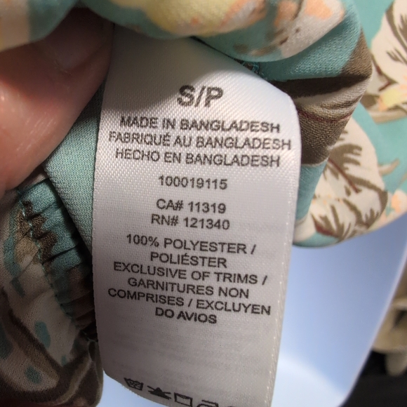 Dynamite Teal Floral Tie-Strap Camisole - Picture 8 of 8